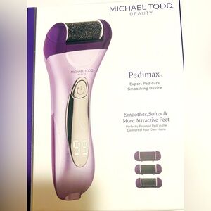 BRAND NWT Michael Todd Beauty Pedimax Smoothing Device in Purple